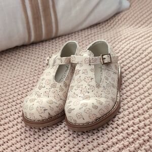 Floral Cream Kids Shoes